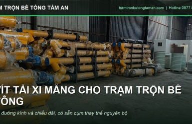 Vít Tải Xi Măng Trạm Trộn Bê Tông – Cung Cấp Và Thay Thế